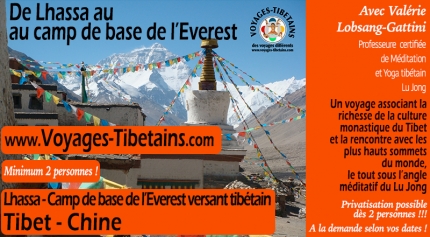 Monastères de Lhasa jusqu'au Camp de base de l'Everest versant tibétain - Tibet Central - 14 jours - Selon vos dates / Privatisation possible